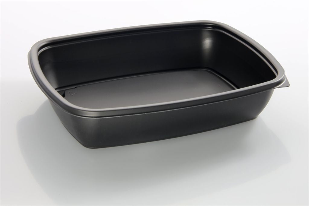 Boite un compartiment 23x17 cm pour plat chaud 900 ml 75P