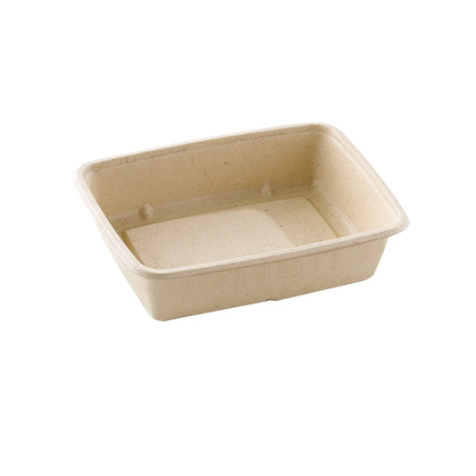 Barquette pulpe rectangulaire 23x16 cm 950 ml, lot de 75