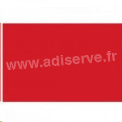 Nappe rectangulaire Paviot 160x240 cm rouge vif