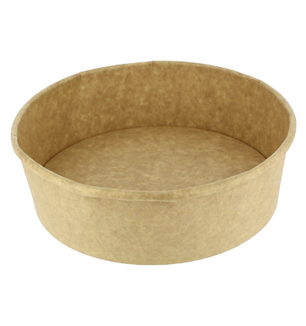300 Bols- Grand saladier rond en carton kraft 950 ml