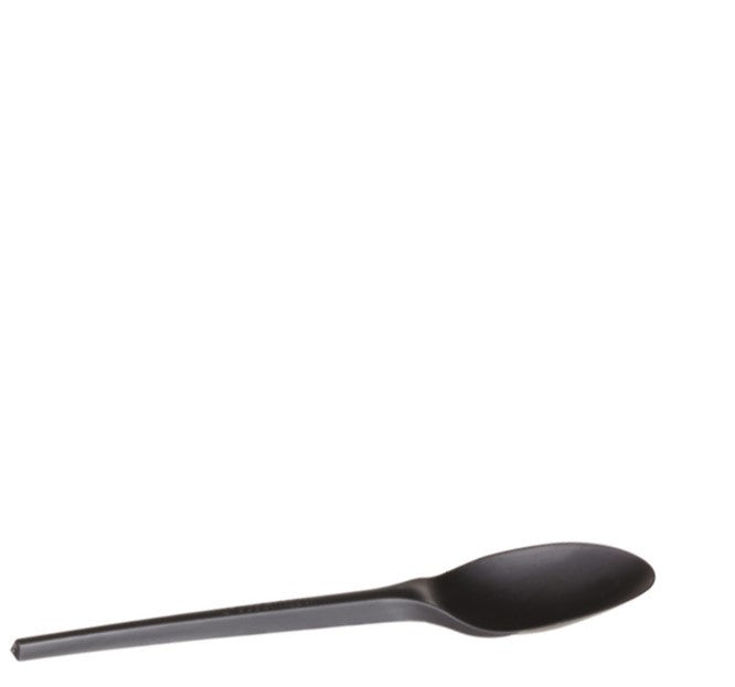Cuillère 15cm bio en amidon de maïs noir par 50