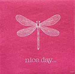 Serviette cocktail Paviot Nice Day 25x25 cm par 20