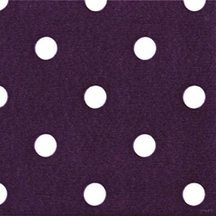 Serviette cocktail Paviot prune 25x25 cm par 20