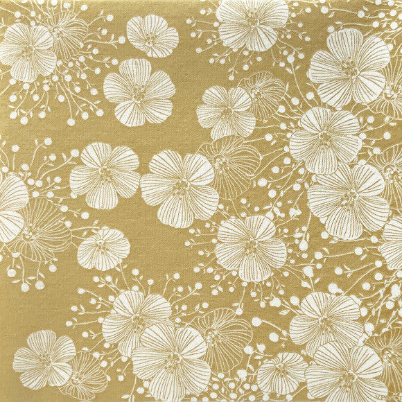 20 Serviettes Perce neige Or en papier intissé 40 X 40 cm-Noël