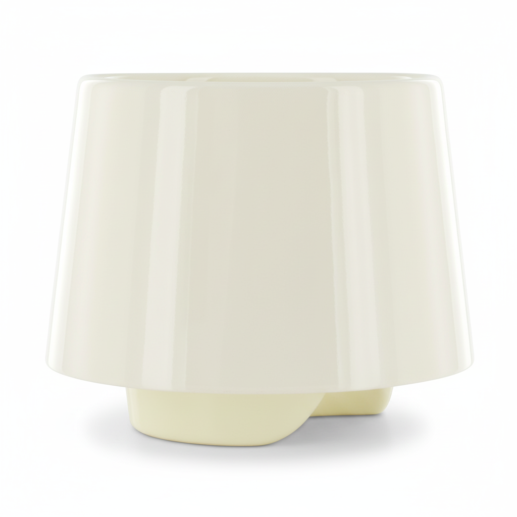 Tasse Starck réutilisable 20 cl ivoire, élégante et durable, lot de 25