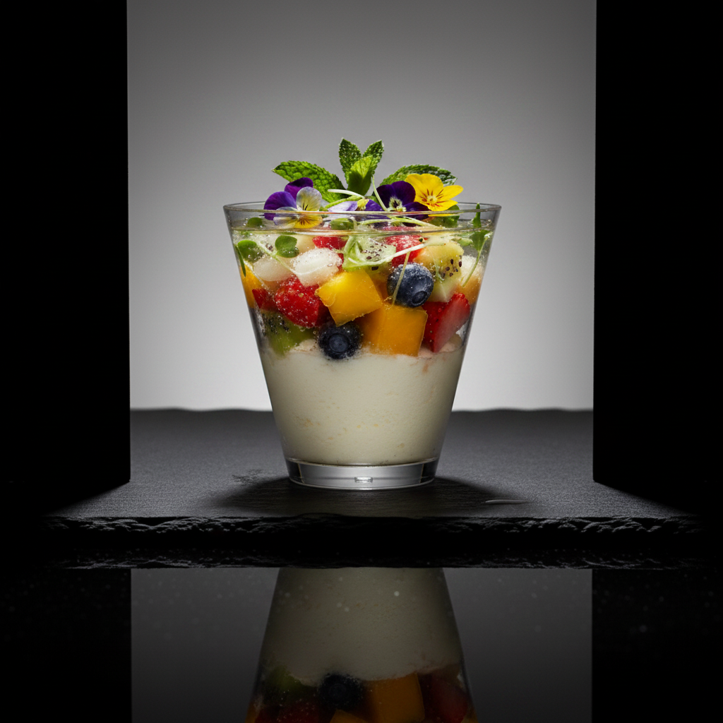Buffet cocktail marbre verres évasés