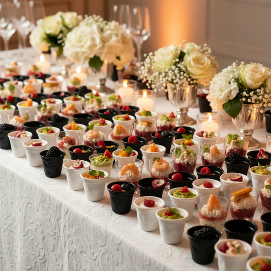 Buffet noir & blanc gala