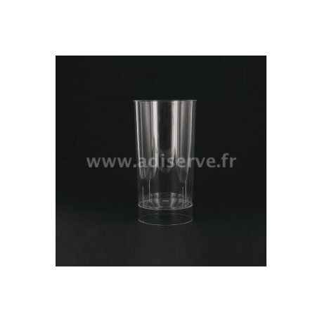 Verre long drink apéritif cristal 20 cl réutilisable par 10- Adiserve
