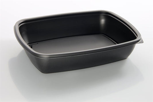 Boite un compartiment 23x17 cm pour plat chaud 900 ml 75P