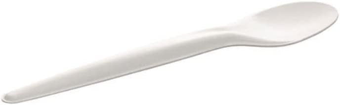 Cuillère carton blanc bio 17 cm par 50
