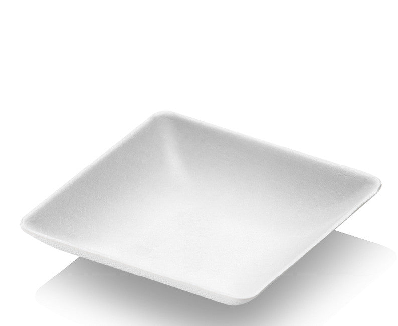 Mini verrine carrée en pulpe biodégradable par 50