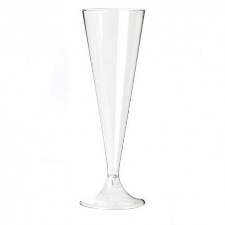 Flûte a champagne cristal plastique réutilisable 10-12 cl par 6