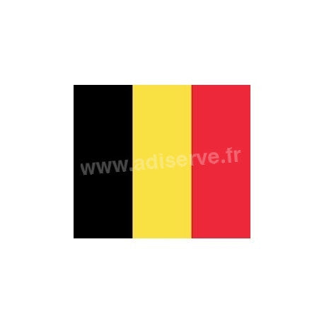 Serviettes Cocktail Drapeau Belge Paviot - Lot de 20 Serviettes Jetables
