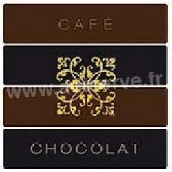 Serviettes Cocktail Paviot Café Chocolat 25cm - Lot de 20 Serviettes Décorées