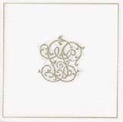 Serviettes de Table Paviot Monogramme Argent 40x40cm - Lot de 20 Serviettes