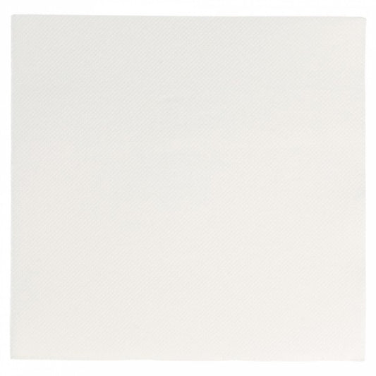 Serviette biodégradable 33x33 cm blanc par 50