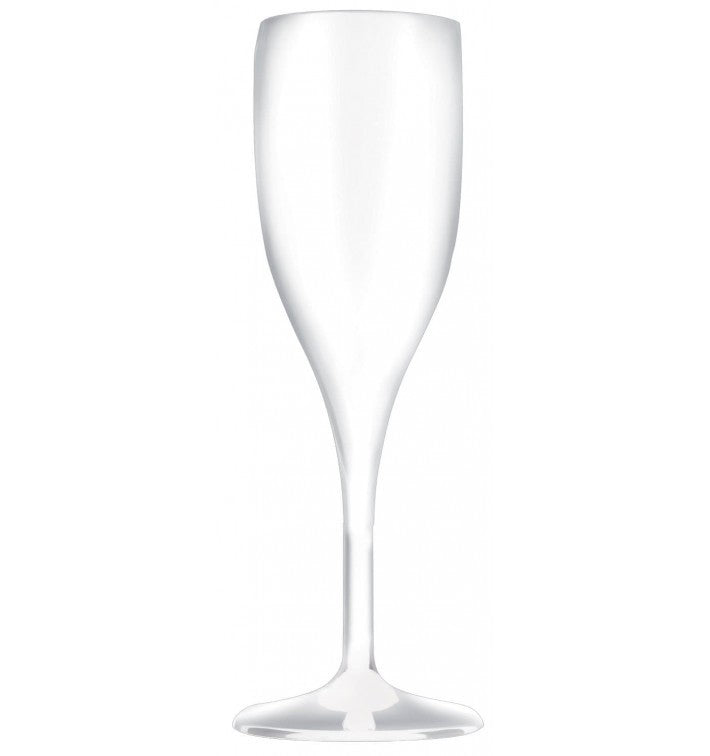 flûte à champagne incassable en SAN blanc 15 cl par 6