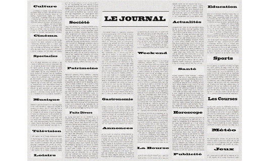 Set de table papier Journal Vintage 40x30cm par 500