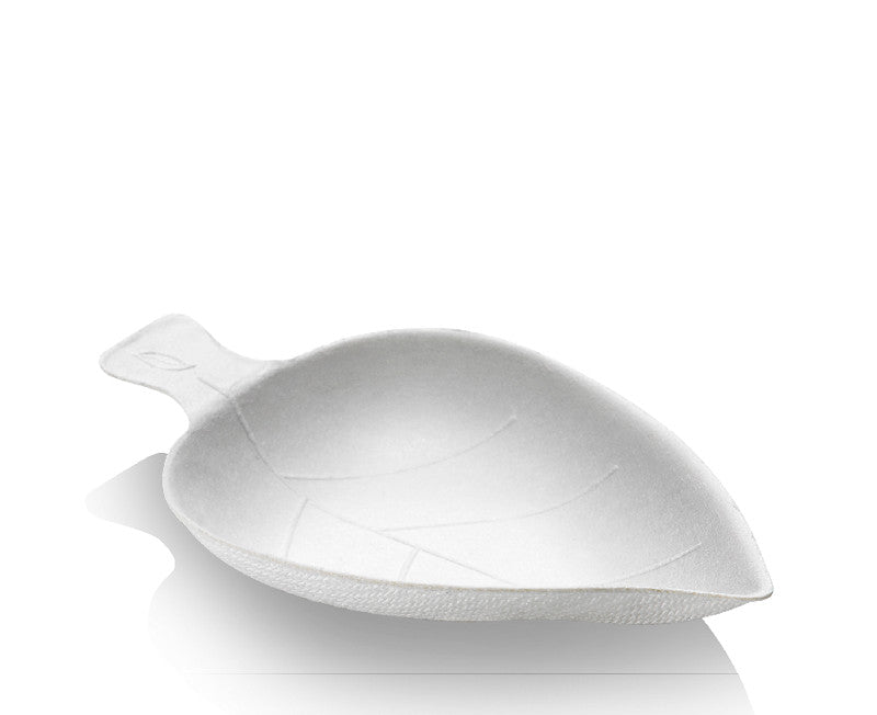 Verrine biodégradable modèle feuille par 100