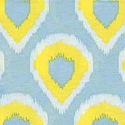 Serviette Paviot Ikat jaune 40 cm par 20