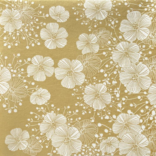 20 Serviettes Perce neige Or en papier intissé 40 X 40 cm-Noël