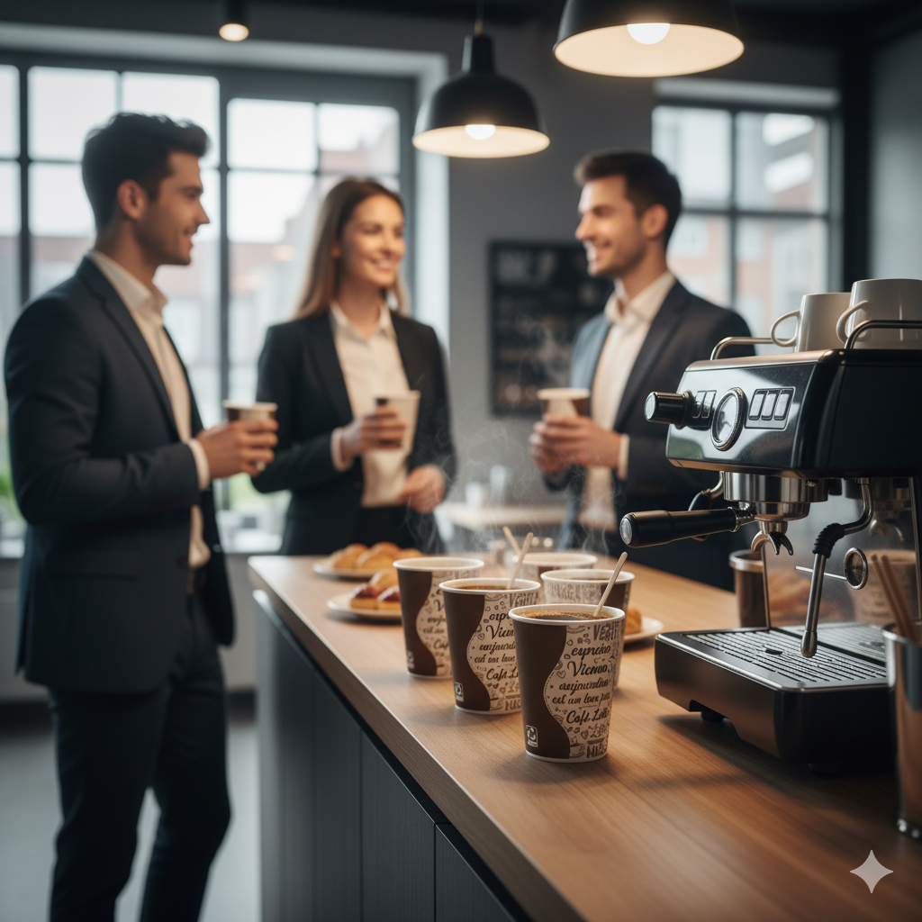 1000 gobelets carton imprimé contenance de 110 ml (4 OZ)