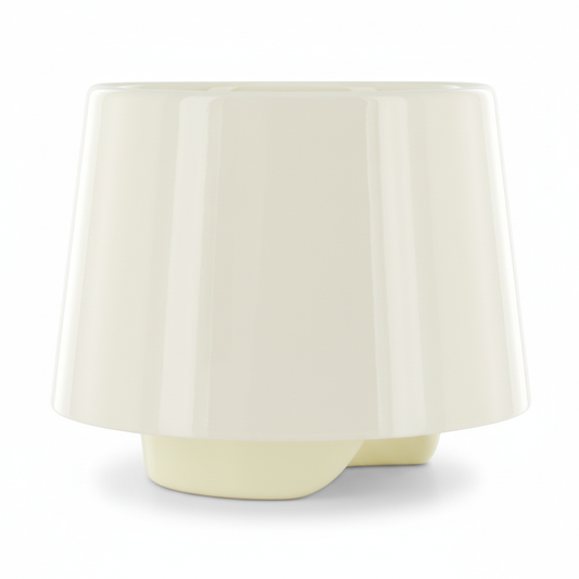 Tasse Starck réutilisable 20 cl ivoire, élégante et durable, lot de 25
