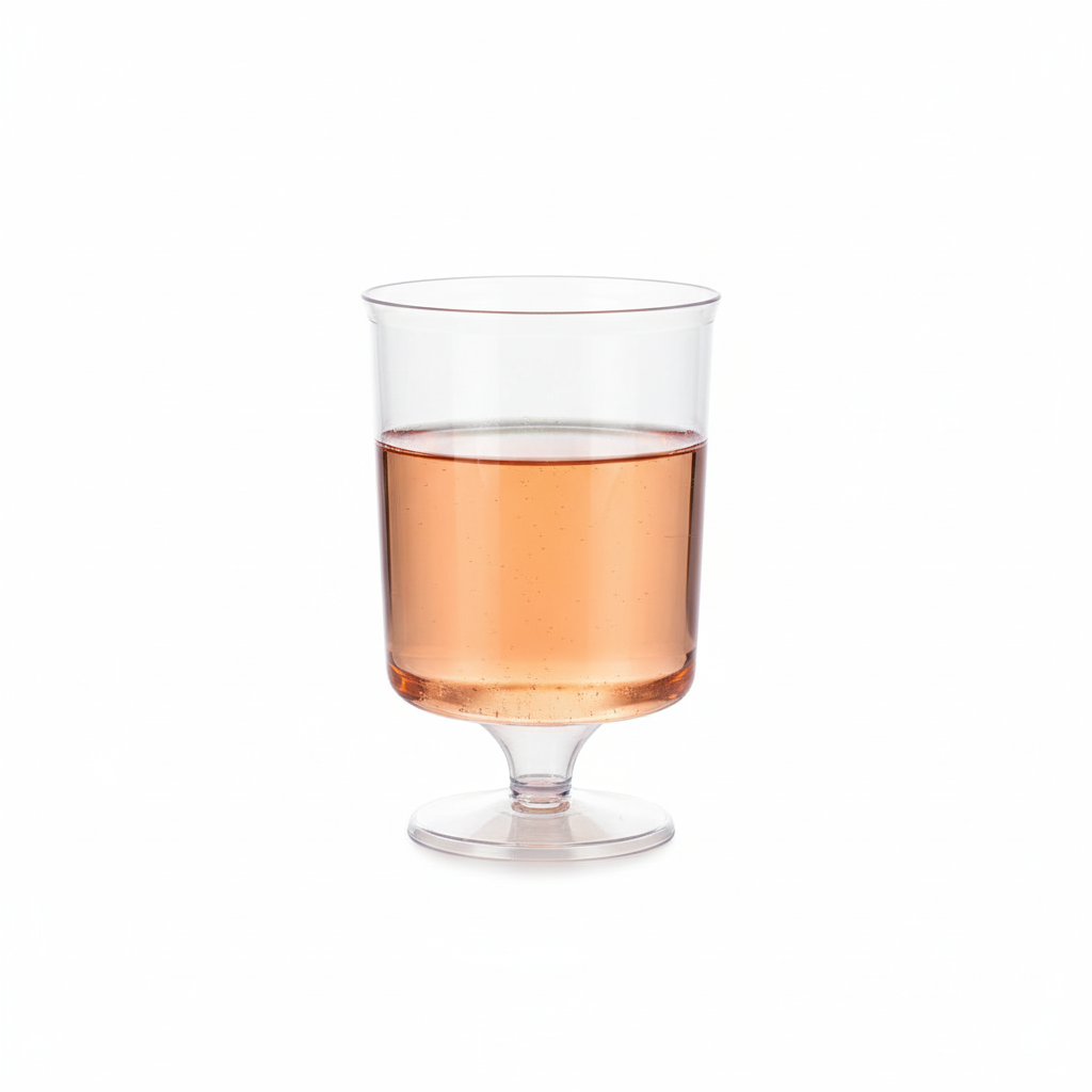 Élégant Verre à Pied Cristal Transparent Réutilisable - 16 cl (Lot de 10) Fabrication Française