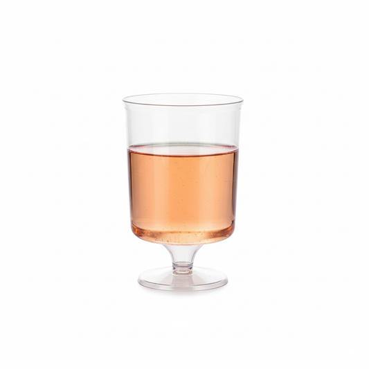 Élégant Verre à Pied Cristal Transparent Réutilisable - 16 cl (Lot de 10) Fabrication Française