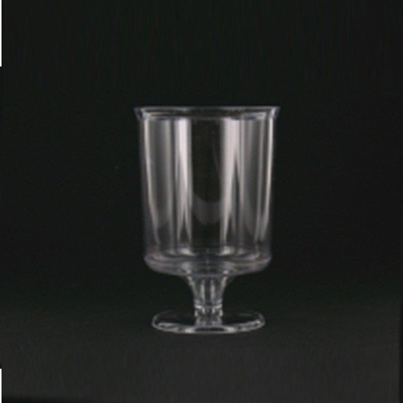 Élégant Verre à Pied Cristal Transparent Réutilisable - 16 cl (Lot de 10) Fabrication Française