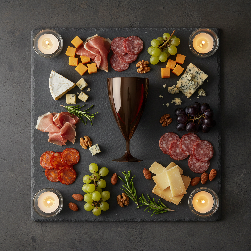 Ardoise apéritif élégante