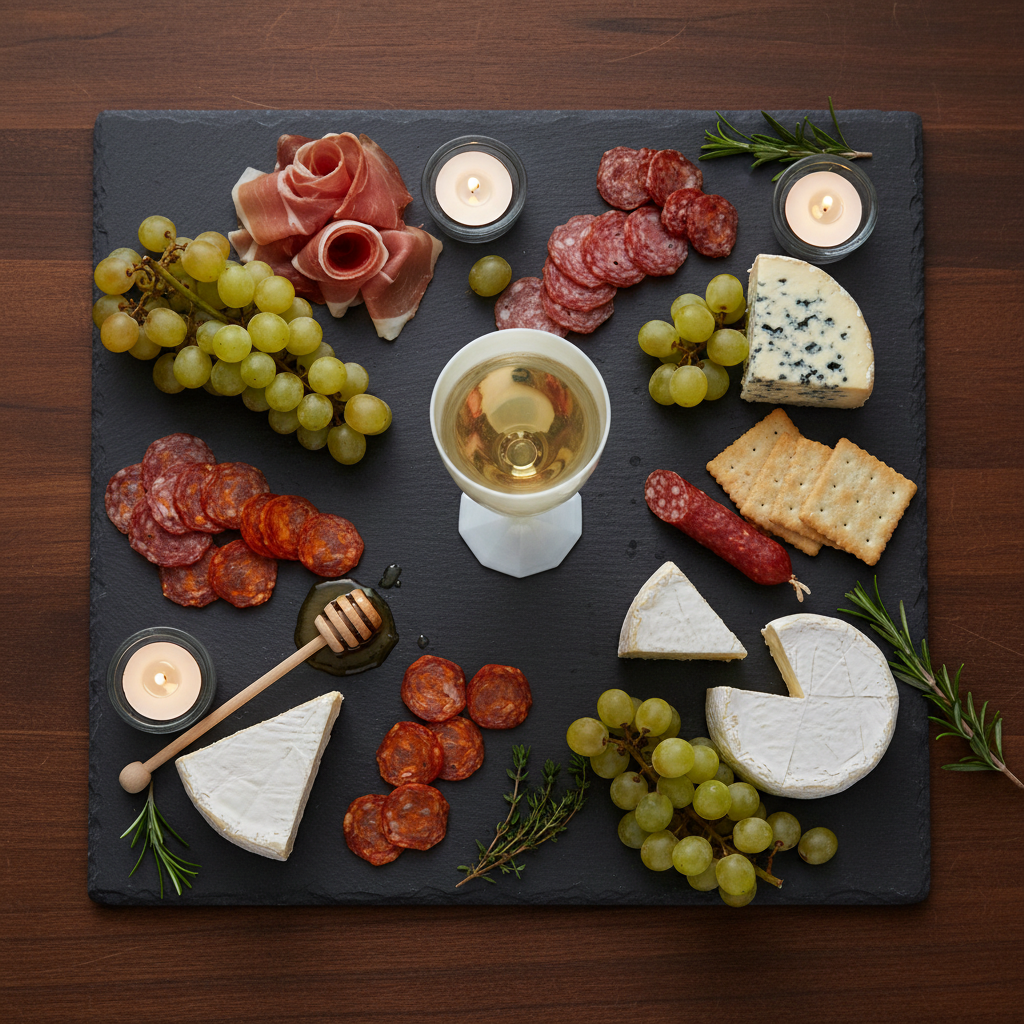 Ardoise apéritif nacré
