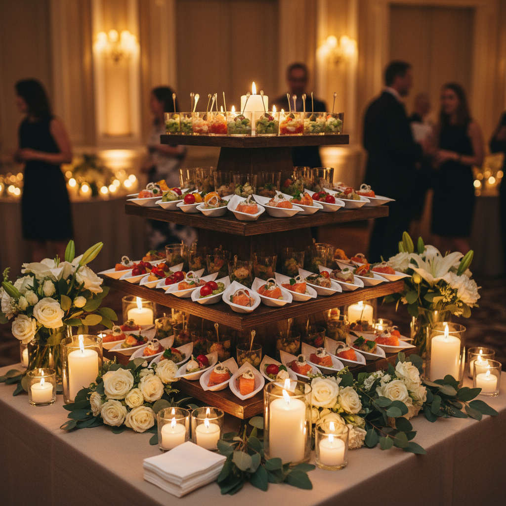 Buffet mariage festif