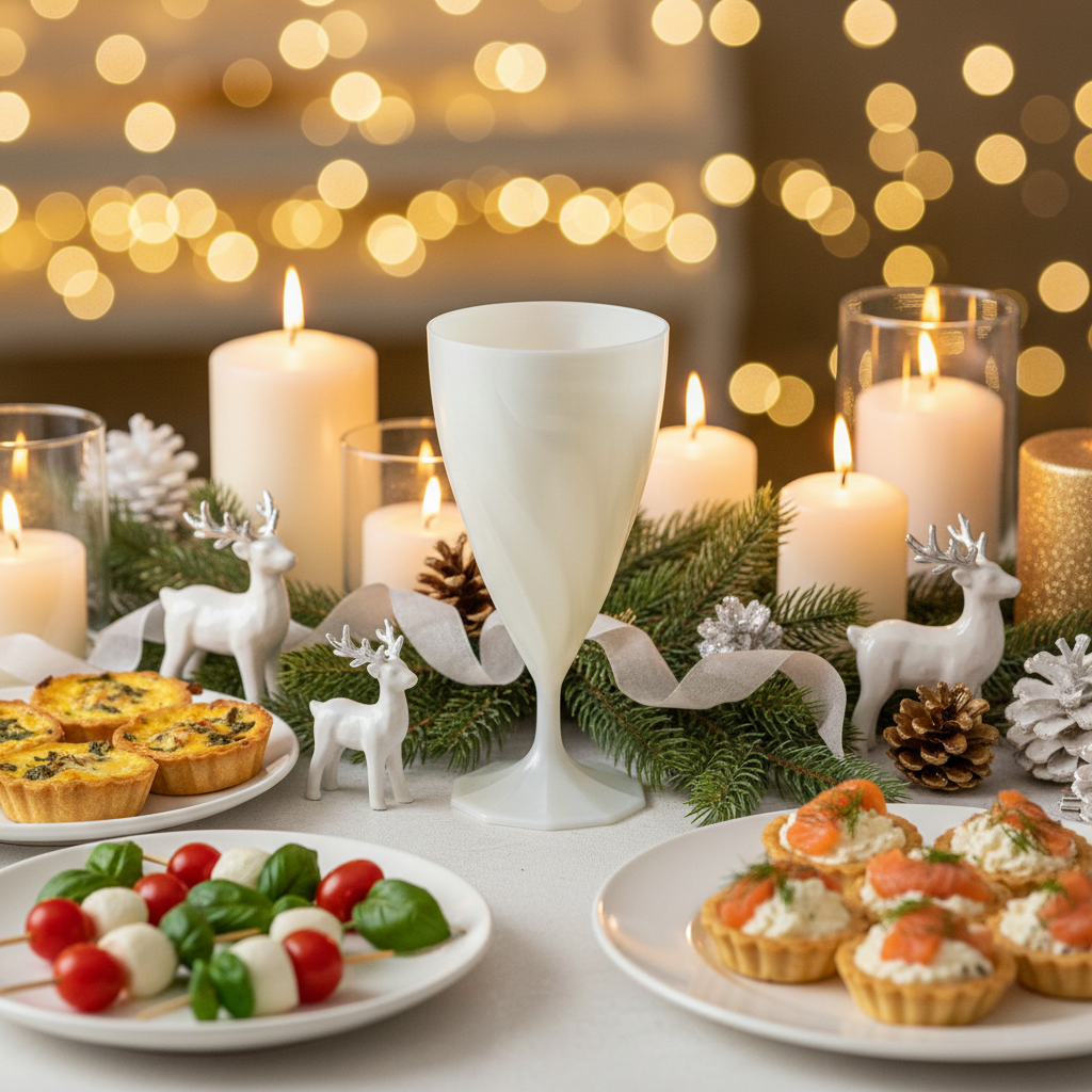 Buffet Noël nacré