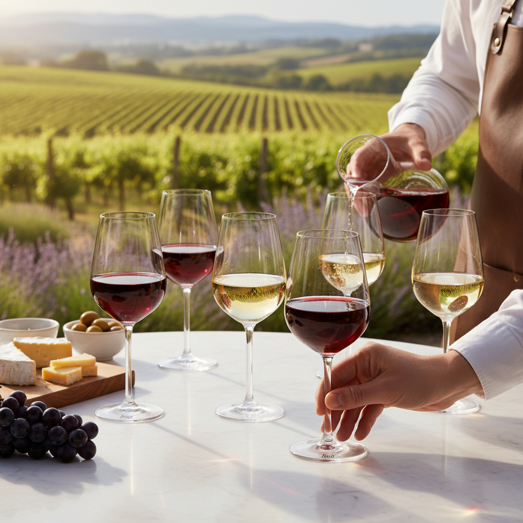 Dégustation vignoble verres INAO Tritan