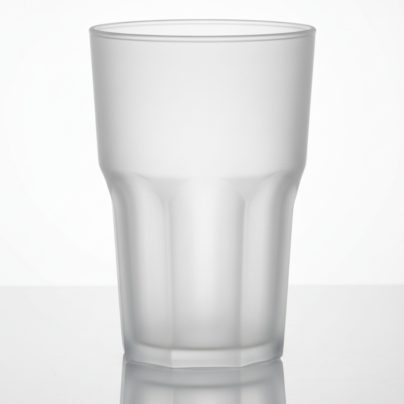 Verre Granity incassable en SAN transparent studio photo 
