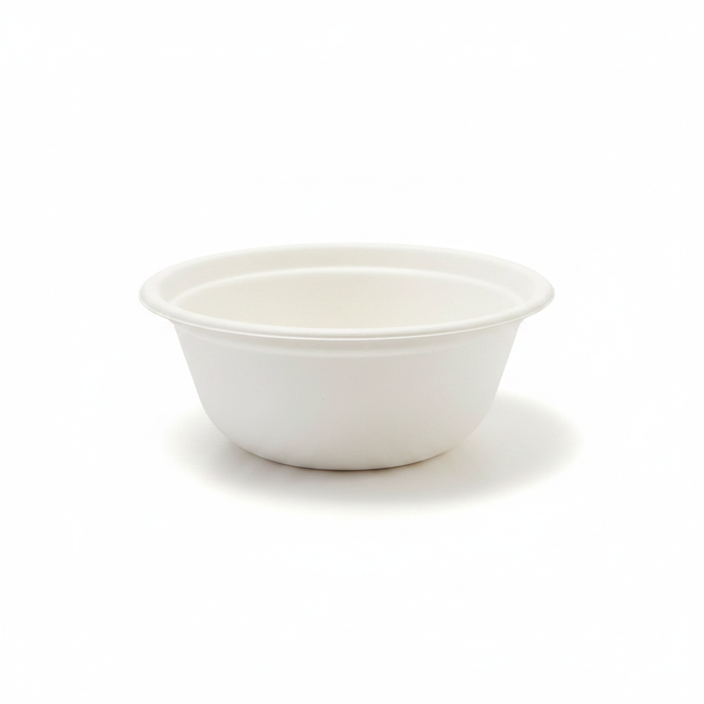 Bol fibre de canne à sucre 650 ml - photo studio fond blanc