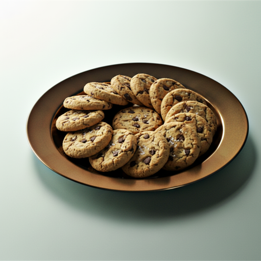 Assiette ronde réutilisable couleur chocolat 19 cm, photo studio fond blanc, packshot produit