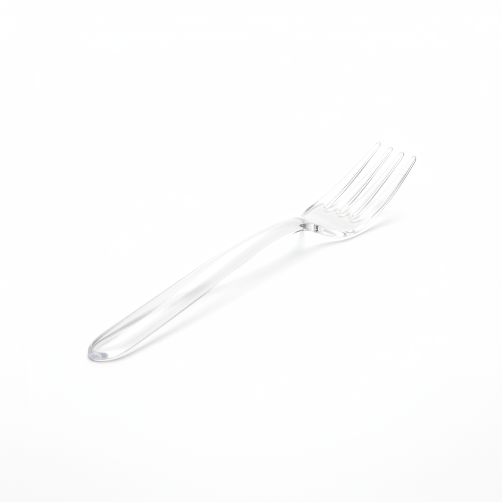 Fourchette Eugeni cristal studio fond blanc packshot