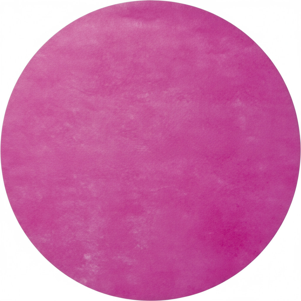 Nappe ronde fuchsia photo studio fond blanc
