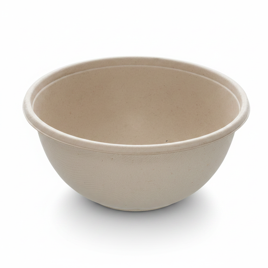 Bol buddha bowl fibre de canne à sucre 1L - photo studio fond blanc