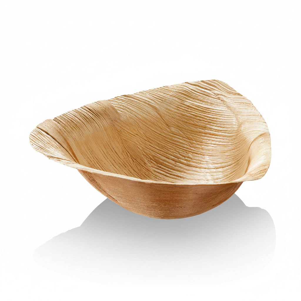 Bol feuille de palmier 300 ml - photo studio fond blanc