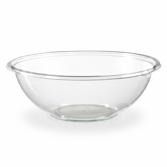 Saladier cristal - photo studio fond blanc
