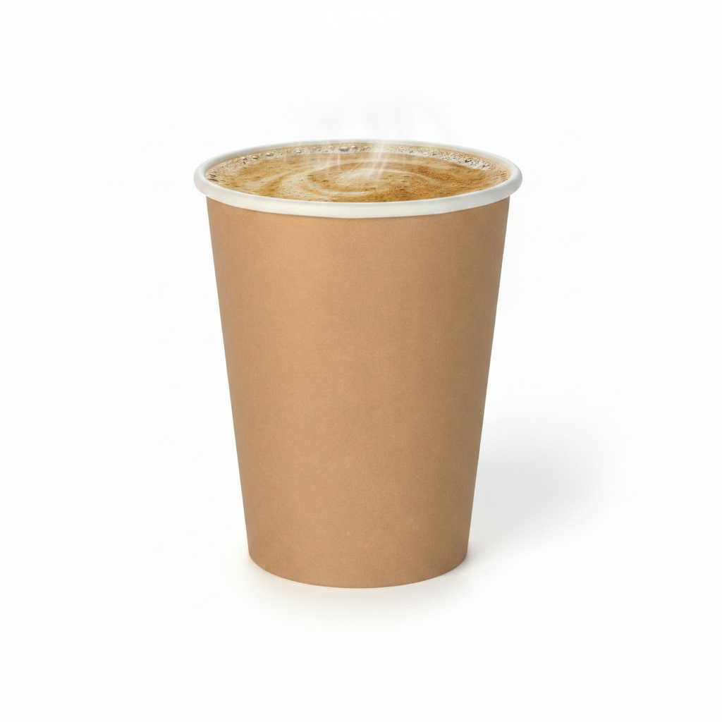 Gobelet carton kraft 24cl studio fond blanc