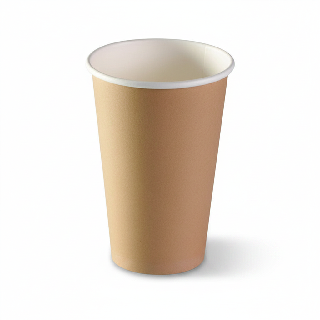 Gobelet kraft 45cl studio fond blanc packshot