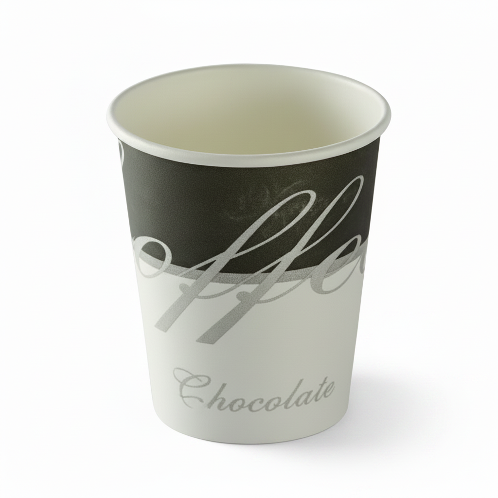 Gobelet carton Coffee Chic photo studio fond blanc