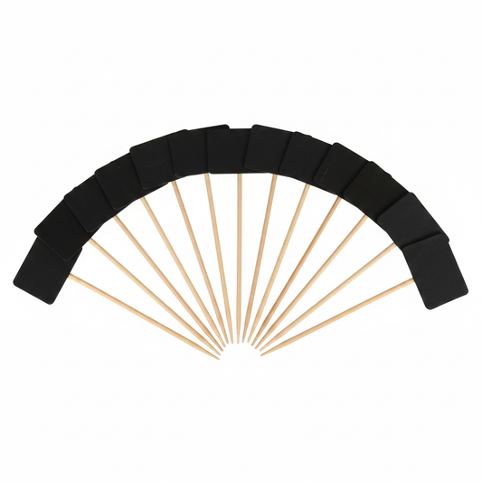 Mini ardoises bambou photo studio fond blanc