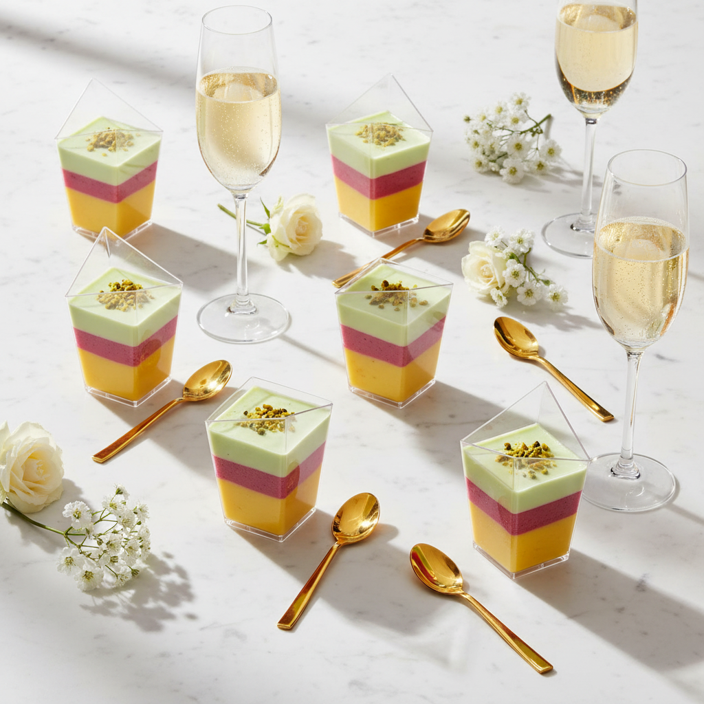 Marbre cocktail géométrique
