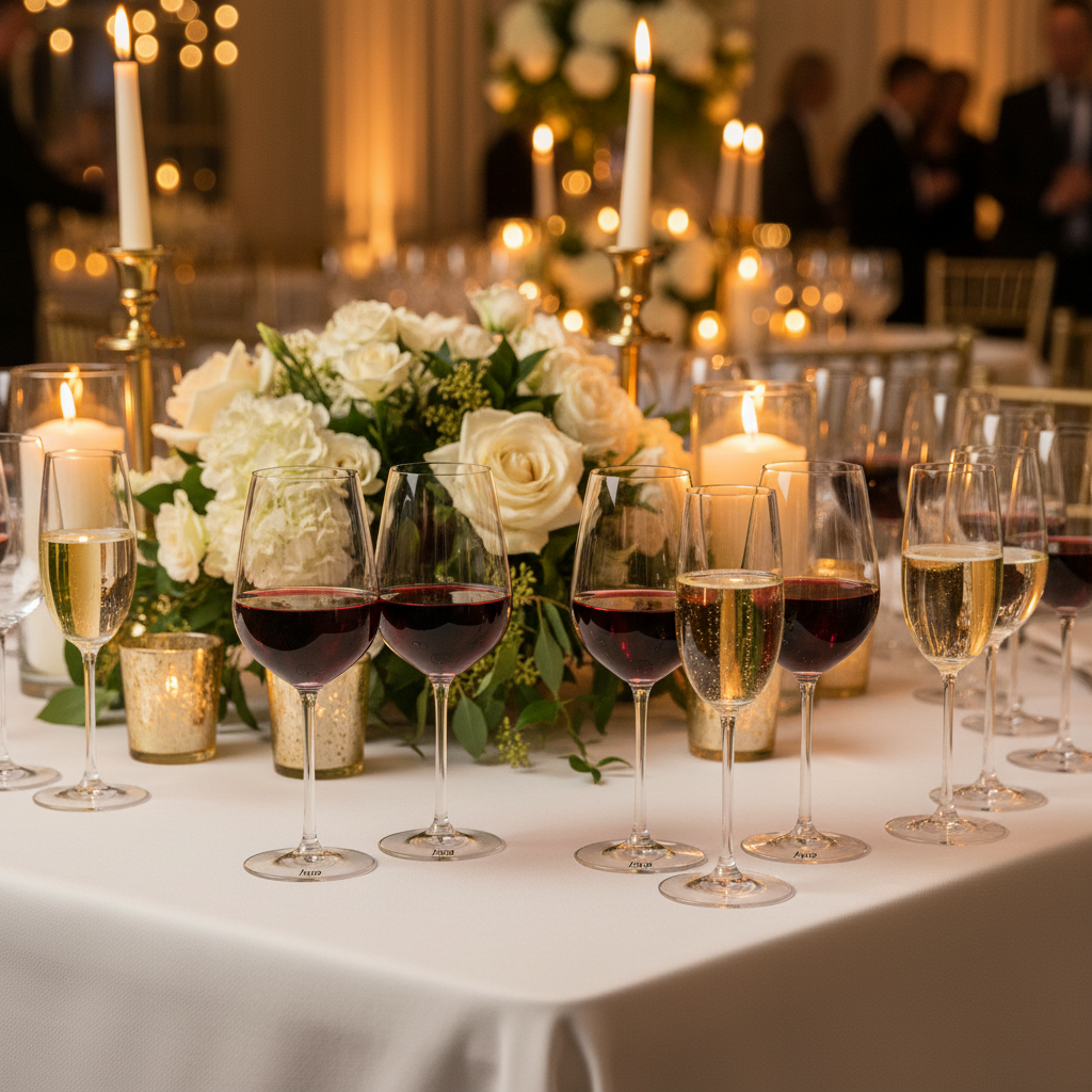 Mariage gala verres INAO Tritan