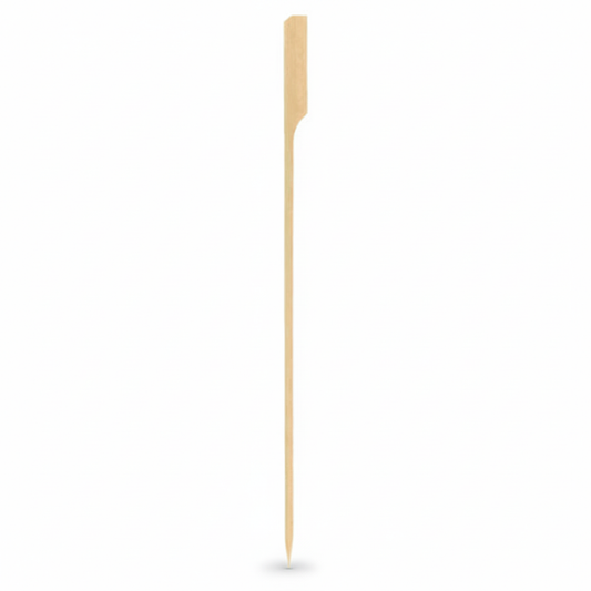 Pique Golf Bambou Biodégradable de 18 cm, seule, sur fond blanc, mettant en valeur son design et sa texture naturelle.